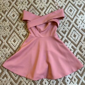 Keepsake pink mini dress. NEW WITH TAGS. SIZA S.